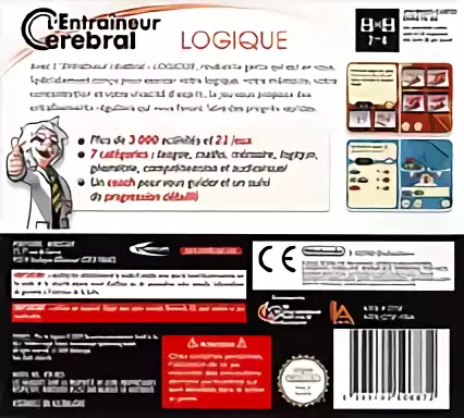 Image n° 2 - boxback : L'Entraineur Cerebral - Logique